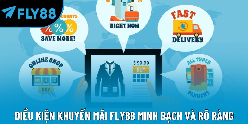 Điều kiện khuyến mãi Fly88 minh bạch và rõ ràng